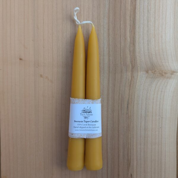 Beeswax Taper Candles